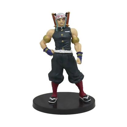 Boneco de 15cm Anime Demon Slayer Nezuko Tanjirou Zenitsu Inosuke Kyoujurou Shinobu Giyuu Qposket, Brinquedo Infantil, Presente de Natal