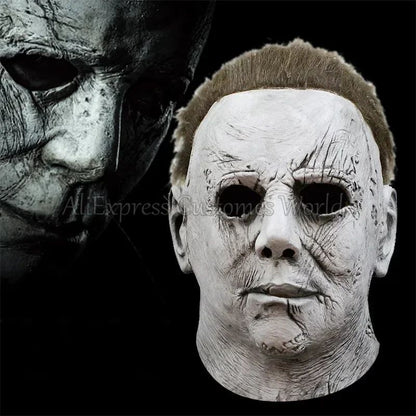 Michael Bloody Killer Outfits Myers Cosplay Costume Anime Halloween for Adult Men Women Cos Jumpsuit Horror Mask Party Costume