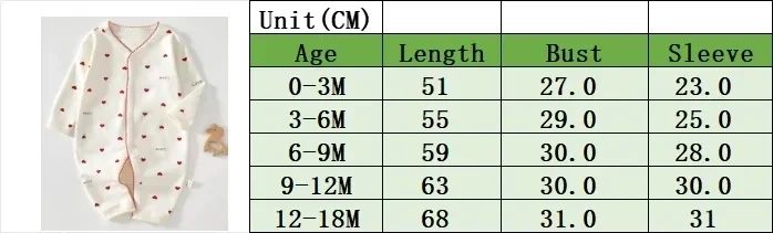 Autumn Kids Clothes Girls Love Print Bodysuit&One piece Long Sleeve Newborn Outfit for Outdoor Clothes Spring Autumn Summer