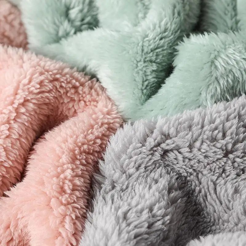 Thickened Fleece Jacket Women's Outdoor Spring Autumn Winter Double-Sided Sweatshirt Open Cardigan Polyester Fiber Stand Collar