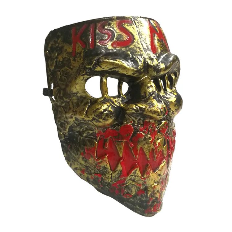 Human Removal Plan Mask Evil Smiley Bleeding Mask Men and Women Kiss Me Mask Halloween Mask Human Removal Plan Cosplay Mask