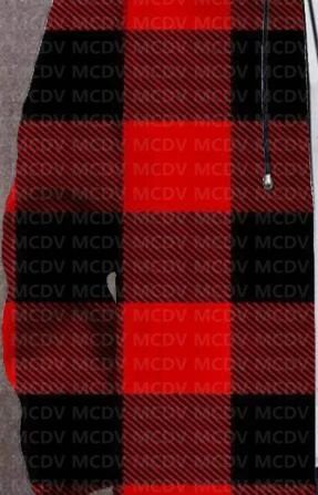 Men's Retro Print Plush Thick Long-Sleeved Coat Cardigan Christmas Grid Art 3D Prined Fleece  Overcoat Unisex Thick Warm Jacket