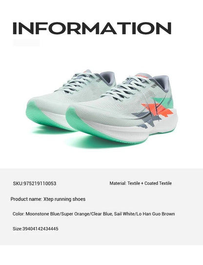 Xtep 360X 2.0 Running Shoes For Men Summer Comfortable Wear-Resistant Lightweight Marathon Training Running Shoes 975219110053