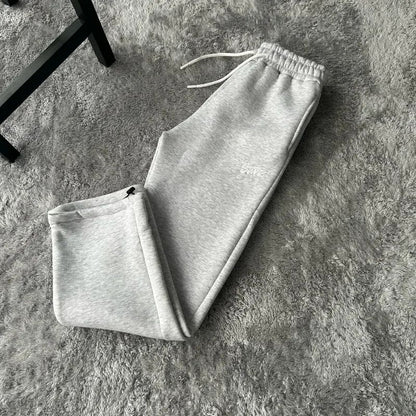Calça de Moletom Larga Y2K com Estampa de Letras Estilo Streetwear Retrô Americano Harajuku para Mulheres e Homens, Calça de Cintura Alta da Moda, Roupa de Rua Masculina