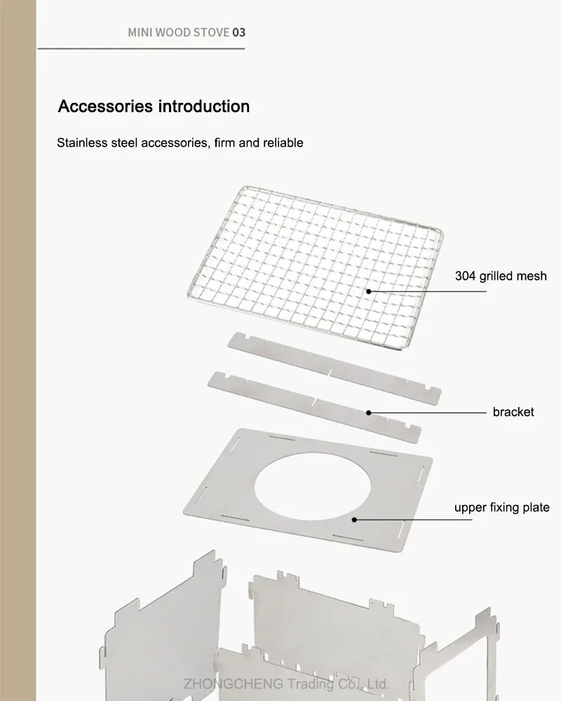 Home Electric Outdoor Folding Card Stove Grill Camping Windproof Incinerator Portable Charcoal Fire Wood Fire Grill