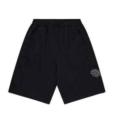 Calções casuais de hip-hop retrô estilo europeu e americano, calças esportivas com logo de marca bordado, unissex, folgadas, perna larga