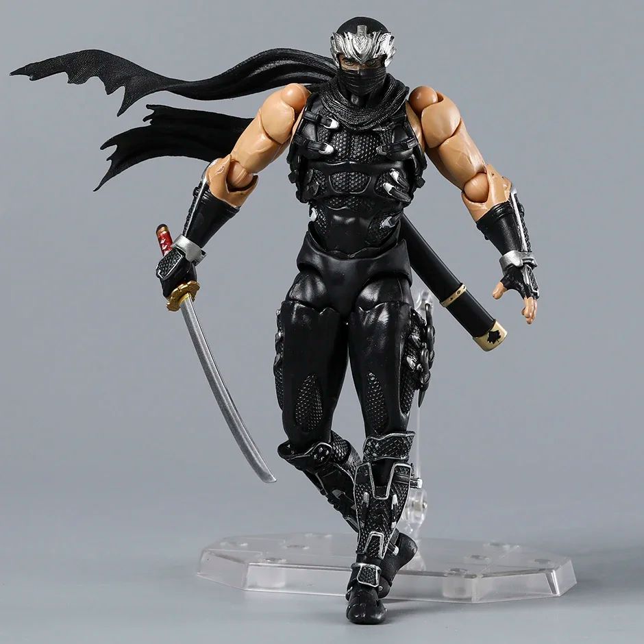 Revoltech Ryu Hayabusa Boneco de Ação PVC Modelo Ornamento Brinquedo Coleção Presente