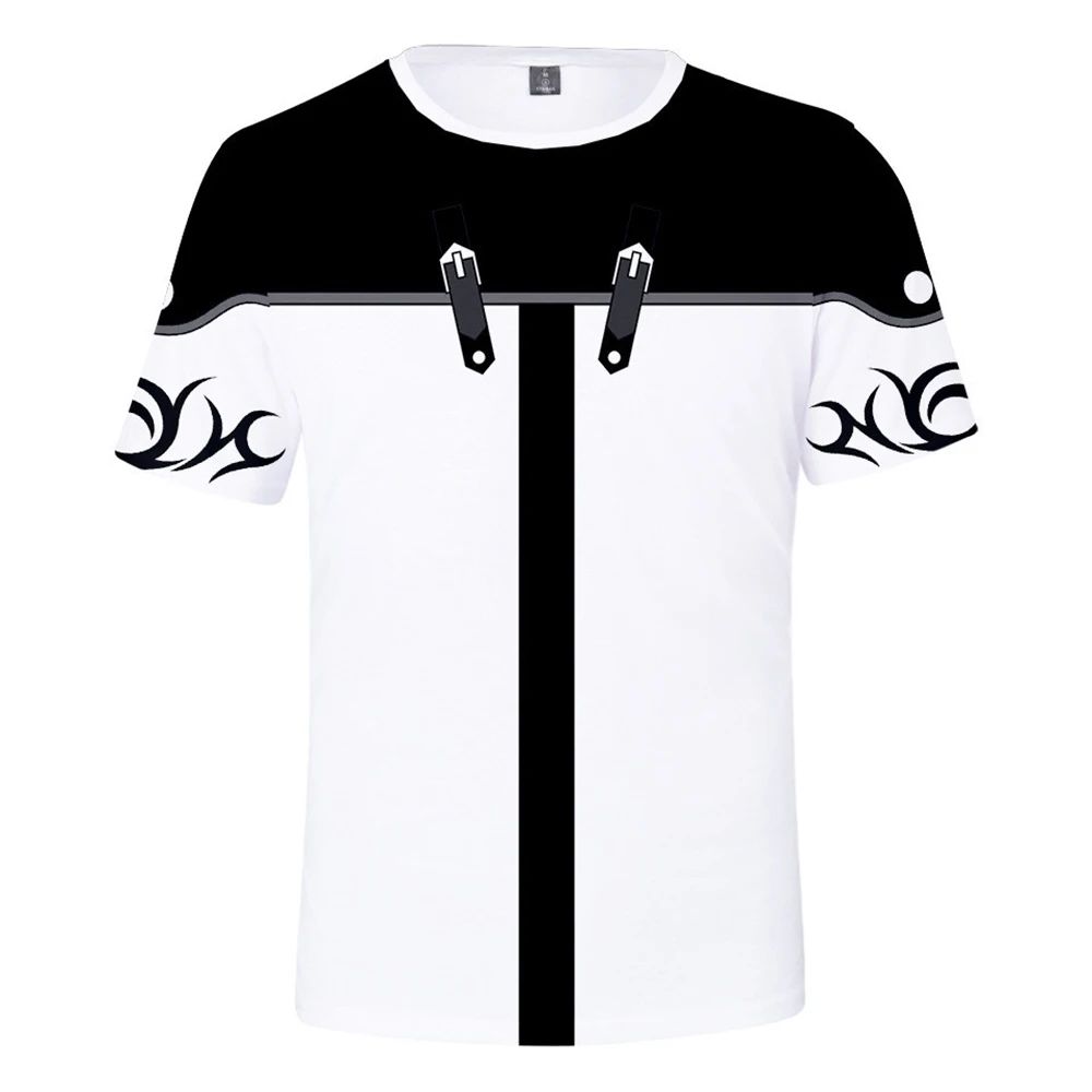 Hot Game Kingdom Hearts 3d Printed T-shirt Fashion Short sleeve Cosplay Street Style Tops Men Women Kids T shirt Size (100-6XL)