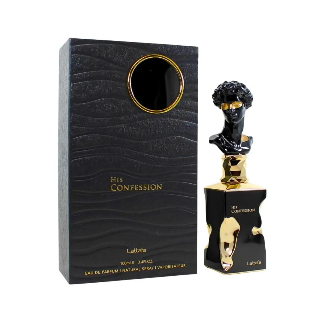 Lattafa Her Confession 3.40 Onças 100ml Perfume - Baunilha, Floral, Âmbar, Almíscar - Eau De Parfum Fragrância Feminina de Longa Duração
