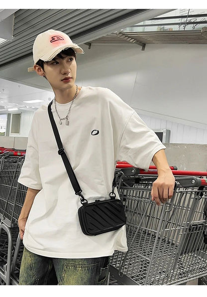 2025 New Men's Bag Fashion Trend Shoulder Bag High Quality Design Crossbody Bag PU Light Luxury Handbags ????? HOT SALE