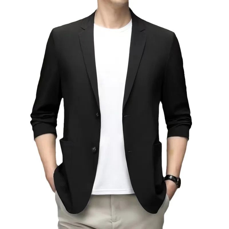New Summer Men's Casual Thin Business Suit Jacket High-end Feel Anti-sun Lightweight Cross-border Trade