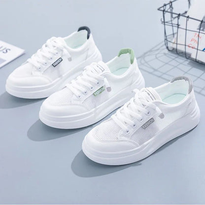 2024 White Tennis Athletic Woman Running Shoes Female Casual Sneaker Sports Comfortable Trend Loafers Skateboard Summer Leather