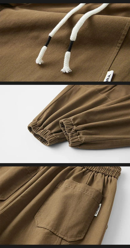 Calça Jogger Solta Multibolsos para Primavera Verão, Calça Casual Masculina Estilo Urbano com Cordão na Cintura, Calça Cargo para Fitness e Atividades ao Ar Livre