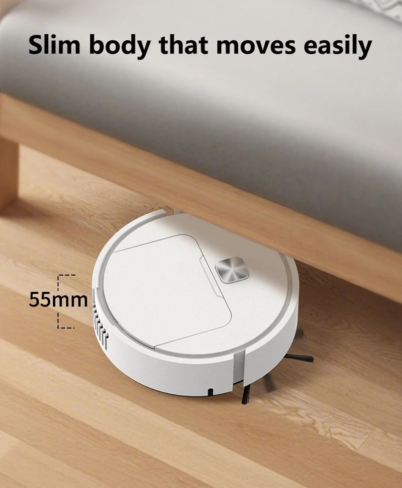 Xiaomi 3 in 1 Mini Intelligent Sweeping Robot Suction Sweeping Mopping Household Use Small Appliances Ultra-thin Cleaner