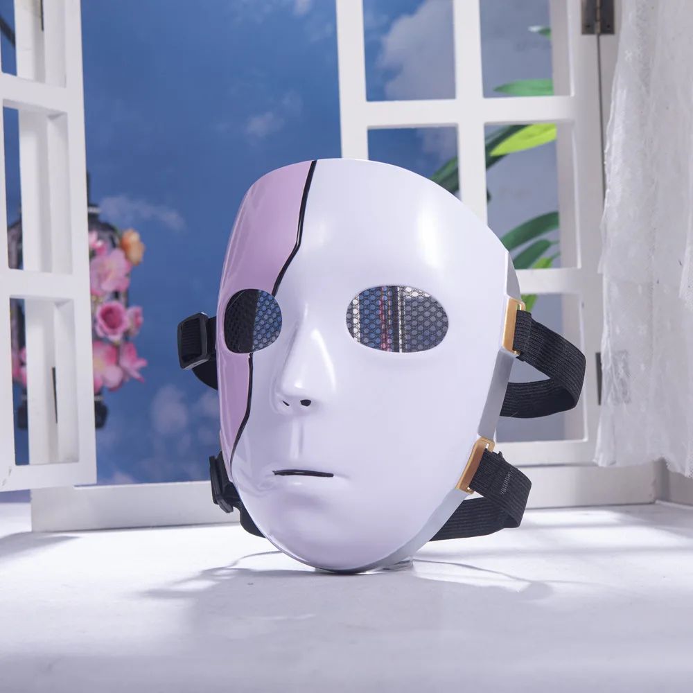 Anime Sally Face Cosplay Mask - Sal Fisher Full Face Unisex, Halloween Party Costume, Soft Stuffed Collectible Gift
