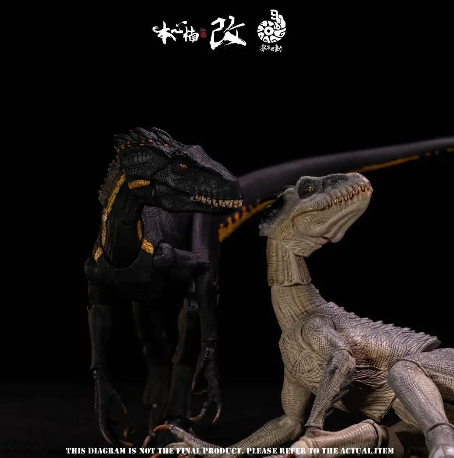 Em estoque Nanmu Studio 1/12 Berserk Raptor 2.0 Indoraptor Velociraptor Dinossauro Bonecos de Ação