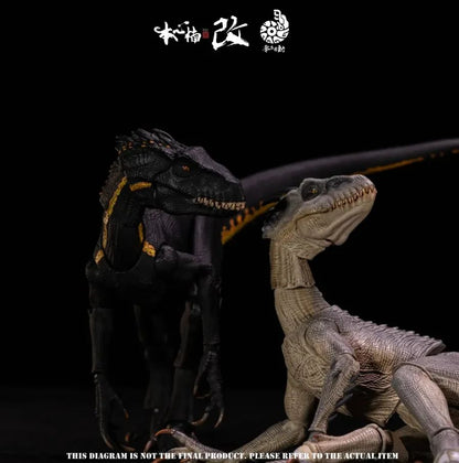 Em estoque Nanmu Studio 1/12 Berserk Raptor 2.0 Indoraptor Velociraptor Dinossauro Bonecos de Ação