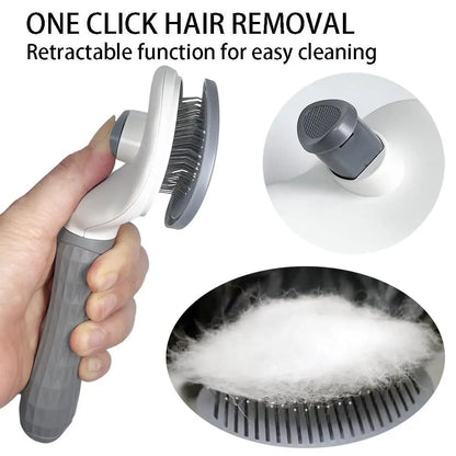 Self-cleaning Pet Hair Remove Comb Cat Slicker Brush Pet Hair Removal Comb For Cats Grooming Brushes Dog Combs Cat Accessories