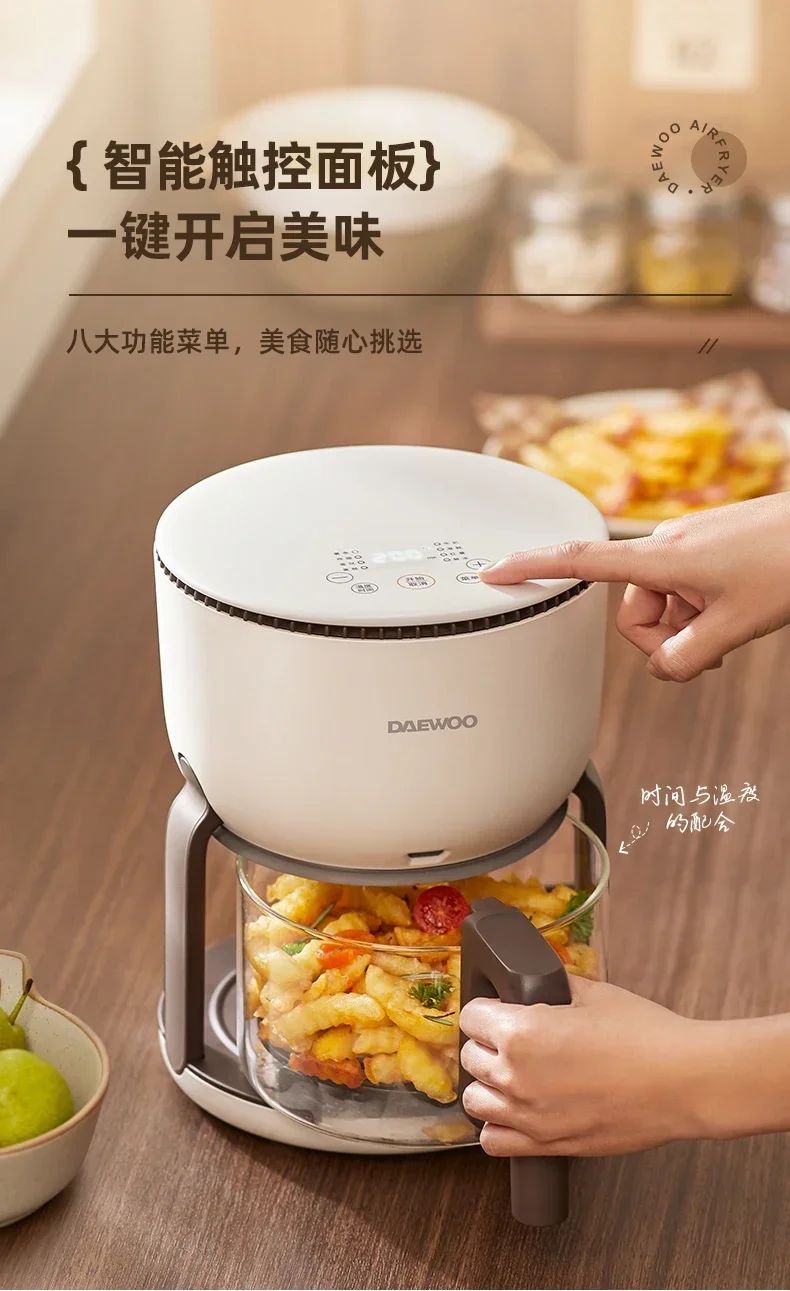 220V Upgrade Your Cooking Experience with Air Fryer: Smart, Multi-functional, and Convenient AM