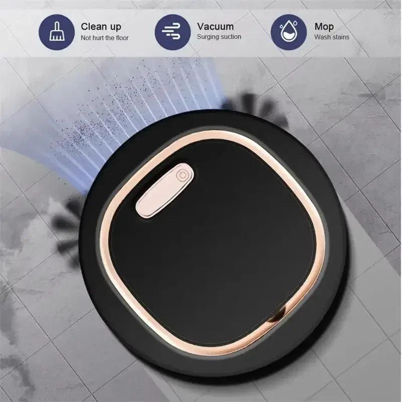 Xiaomi Smart Sweeping Robot Silent Vacuum Cleaner Sweep Mop Brush 3-in-1 Multi-function Intelligent Automatic Vacuum Cleaner