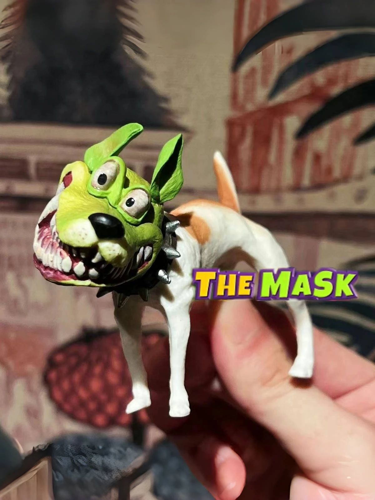 7cm O Máscara Cão Action Figures Estátua Anime Figura O Máscara Modelo Estatueta Decoração de Mesa Enfeites Presentes de Feriado Crianças Brinquedos