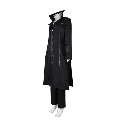 Anime Persona 5 Joker Cosplay Costume Game P5 Rain Palace Lotus Cosplay Full Set of Clothing Glove Mask Black Overcoat Uniform