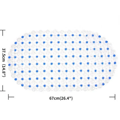 1PC Anti-slip shower pad with suction cup Massage Mat anti-fall children's foot pad PVC bathroom floor mat Bathroom accessories