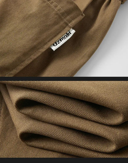 Calça Jogger Solta Multibolsos para Primavera Verão, Calça Casual Masculina Estilo Urbano com Cordão na Cintura, Calça Cargo para Fitness e Atividades ao Ar Livre