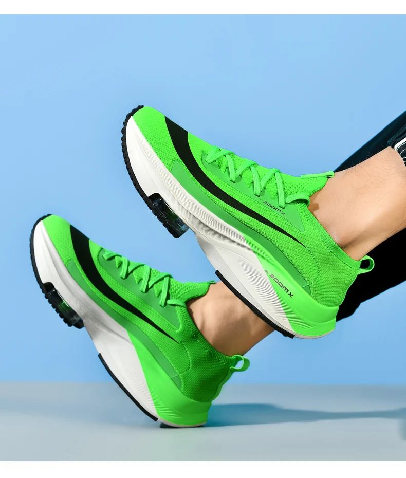 Men Running Shoes Jogging Sneakers Trainer Race Cushioning Outdoor Luxury shoes Mesh Off-road Shoes Breathable Couple Non-Slip