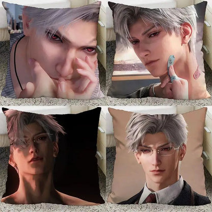 Game Love and Deepspace Sylus Pillow and Pillowcase Double Sided Pattern Throw Pillows 40x40cm