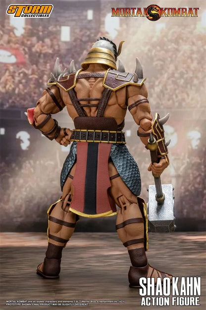 Em Estoque Storm Toys Mortal Kombat BOSS Final Shao Kahn DCMK14 Edição de Luxo Vilão Goro DCMK18 Boneco de Ação Modelo Brinquedos