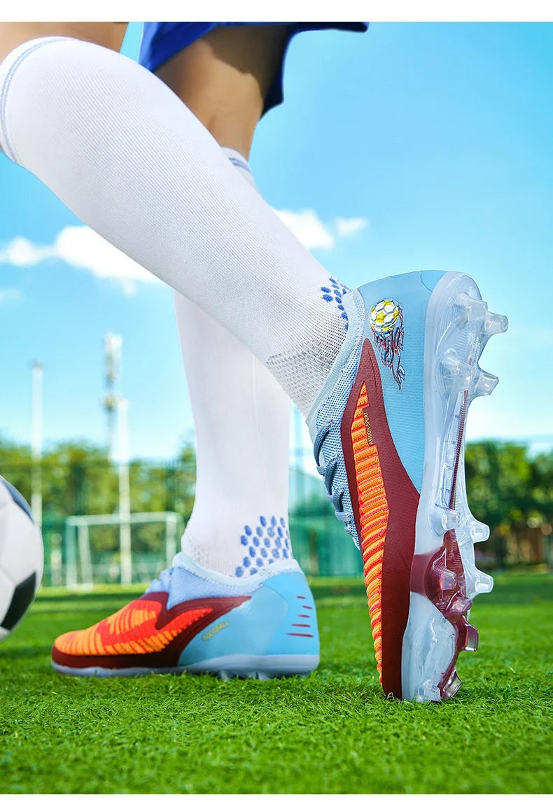 Men Soccer Shoes Original Fast Professional Unisex Cleats Low Cut Football Field Boot Non Slip Comfortable Outdoor Sneaker Match