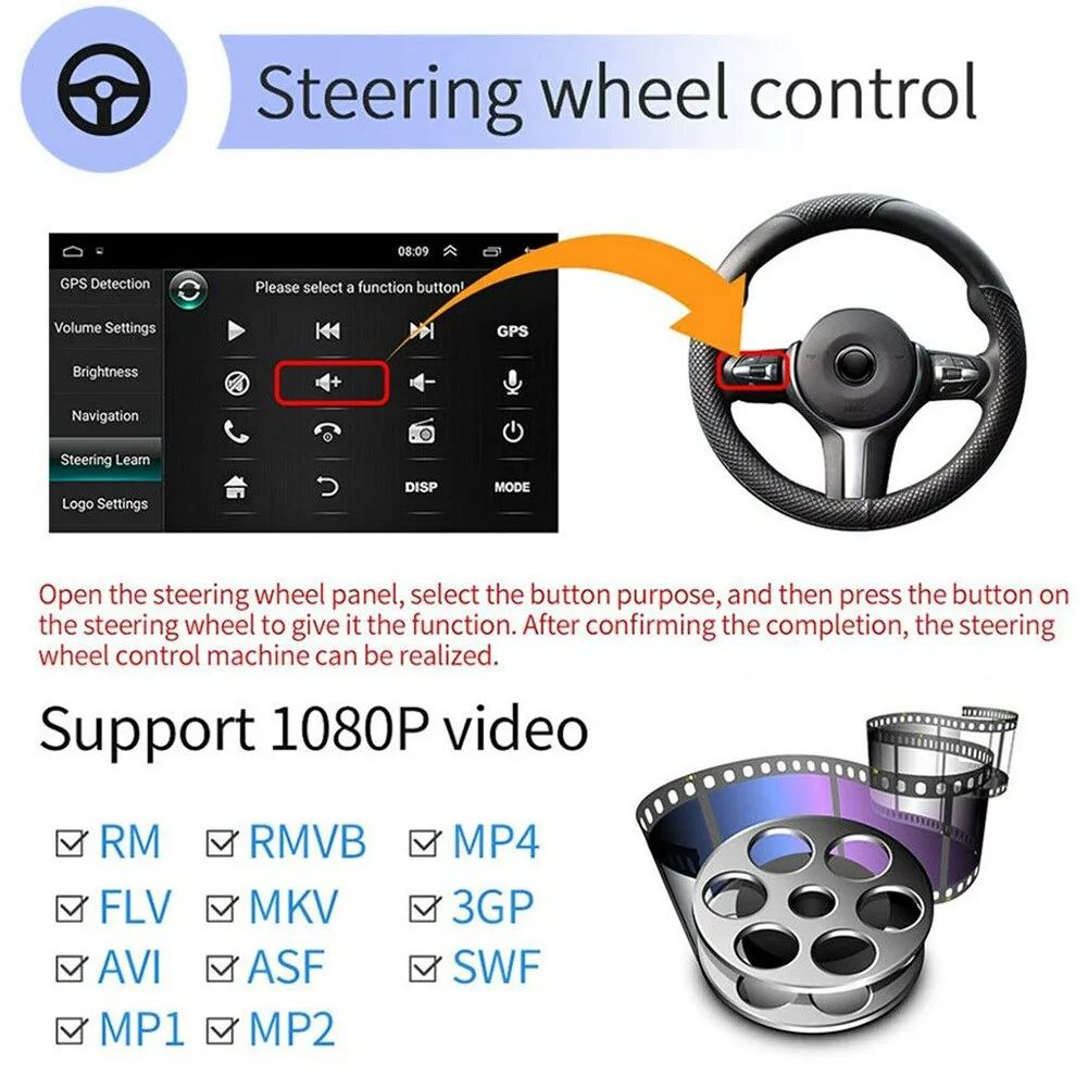 Rádio automotivo Android 13 atualizado para Toyota Corolla EX 2005-2012, tela de toque HD de 9 polegadas com CarPlay e Android Auto sem fio