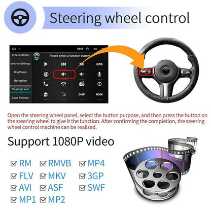 Rádio automotivo Android 13 atualizado para Toyota Corolla EX 2005-2012, tela de toque HD de 9 polegadas com CarPlay e Android Auto sem fio