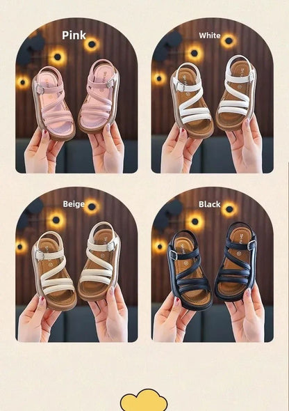 Baby Girls Sandals Summer Casual Children Sandals Girls Flat Shoes Fashion Casual Non Slip Kids Beach Shoes sandalias de mujer
