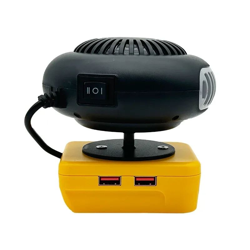 Portable Li-ion Battery Power Air Heater Blower Fan Heater Hot&Cold Wind Dual Mode for Makita for Bosch for DeWalt for Milwaukee