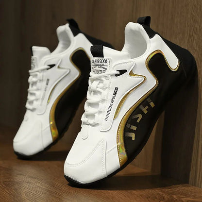 Tênis de verão masculino de malha, sapatênis vulcanizado casual de cano baixo, tênis esportivo masculino macio e confortável para corrida, calçado masculino