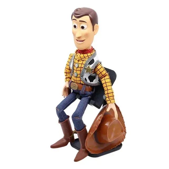 40cm Disney Toy Figuras de Anime Toy Story 4 Woody Buzz Jessie Rex Bonecos Modelo Falantes Figurinhas de Ação Coleção de Decoração Brinquedo de Natal