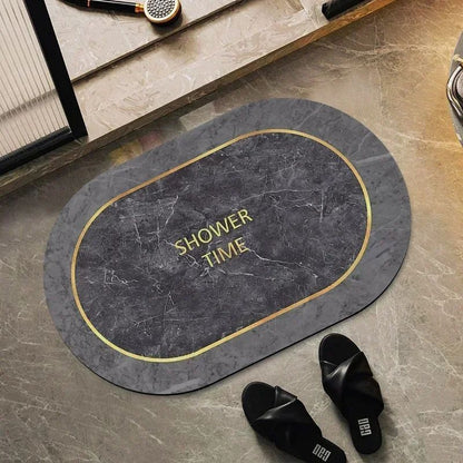 Quick Dry Bath Mats Super Absorbent Rug Bathroom Non Slip Bath Rug Toilet Carpet Front Entrance Door Mat Tapetes De Baño