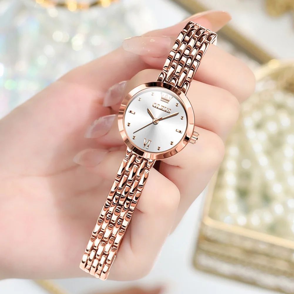 OLEVS 9992 Luxury Women's Watches Elegant Luxury Gold Watch for Women Quartz Waterproof Wristwatches Ladies Relojes Para Mujer