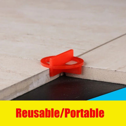 100 Peças Espaçadores de Porcelanato Clipe Cunha Sistema de Nivelamento Cerâmico Para Nivelamento de Lacunas de Piso e Parede Ferramentas de Construção
