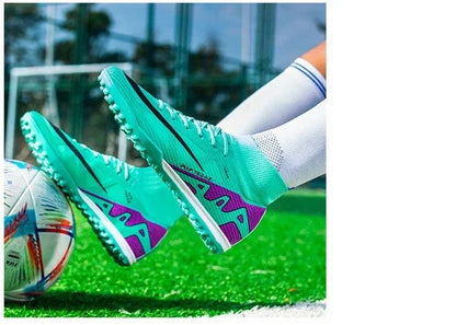 Men Football Shoes TF/FG Society Cleats Indoor Soccer Shoes Professional Football Field Boots Fast Unisex Sneaker Top Quality