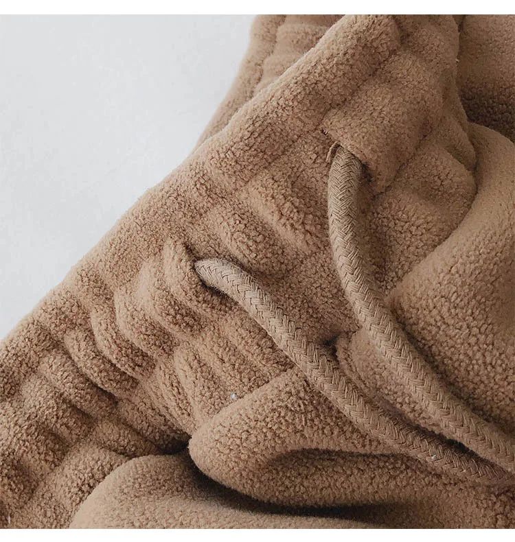 Thick Warm Fleece Lined Wide Leg Casual Sweatpants Women's Autumn Winter plus Size Cuffed Slimming Loose Fit Sport Pants