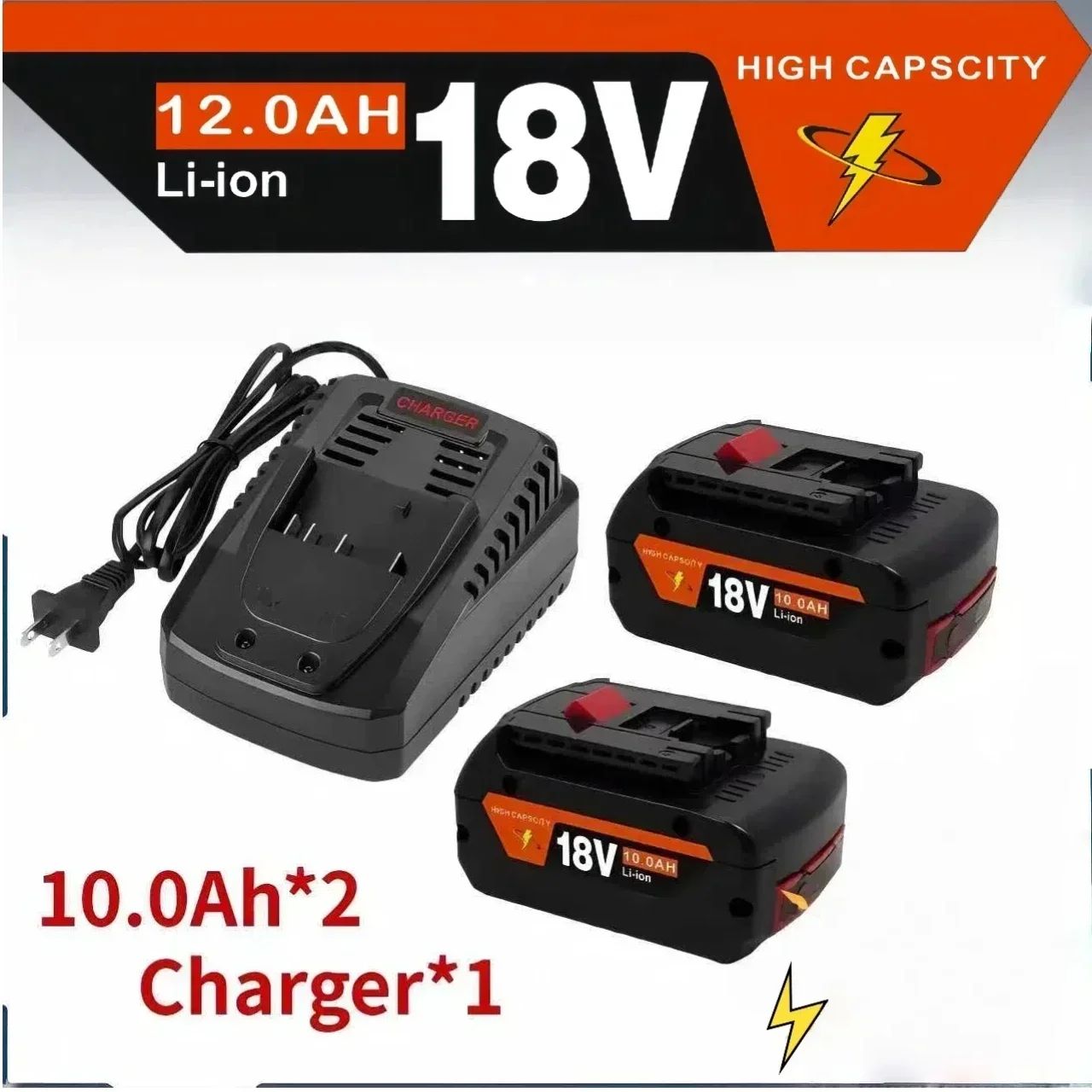 Para bateria Bosch Profissional 18V 12.0Ah, compatível com GBA GBH GSR GSB, bateria de substituição para BAT618 BAT609 BAT620