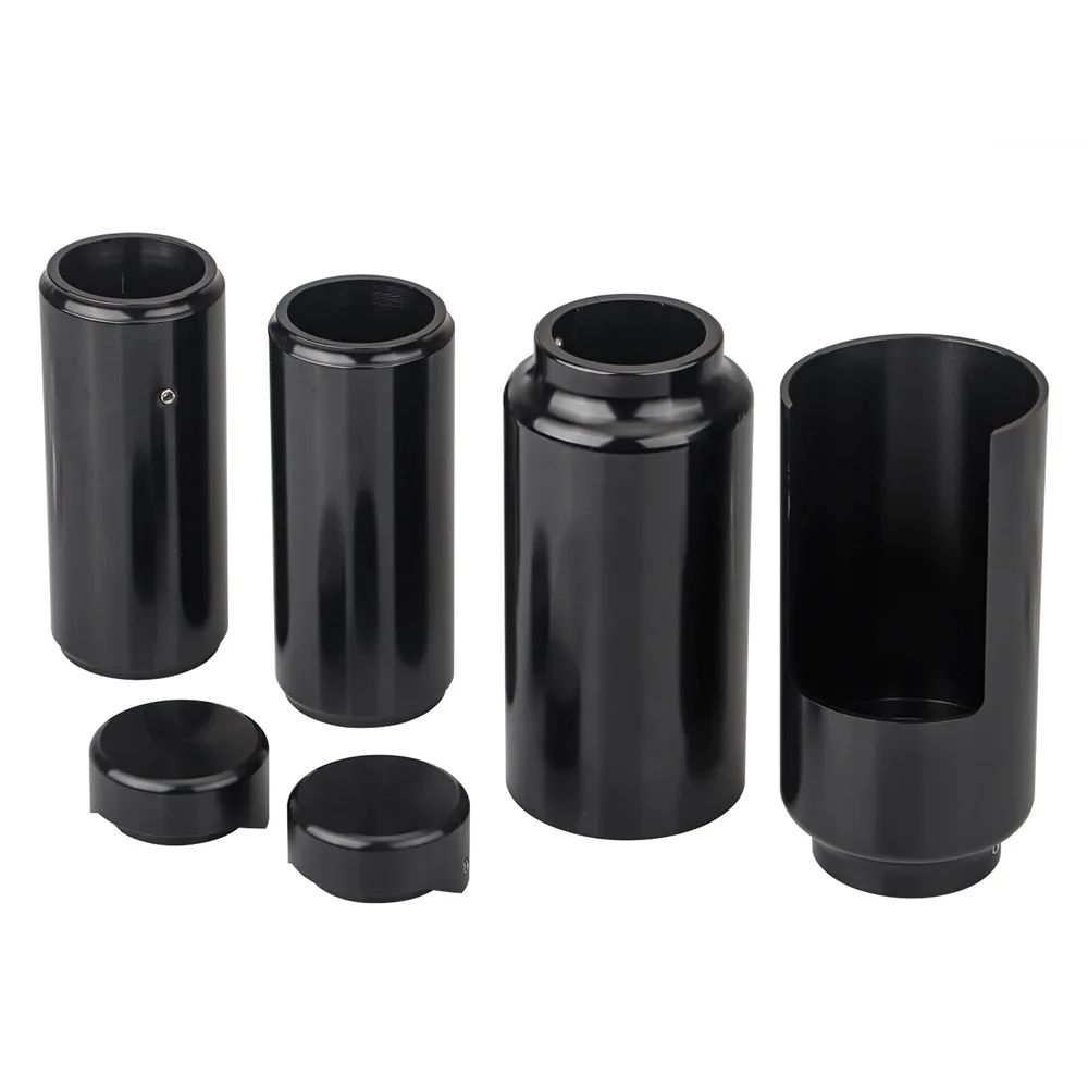 Motorcycle Front Upper Fork Tube Cover Lower Gaiters Boots Shock Damping Guard Cap For Harley Softail Breakout FXBR FXBRS 18-21