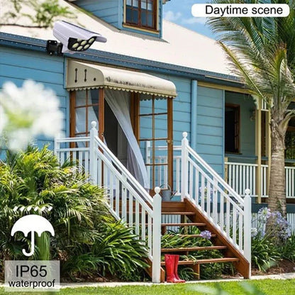 77LED Solar Light Simulation Security Dummy Camera Motion Sensor Outdoor Night Light IP65 Waterproof Lamp 3 Mode For Home Garden