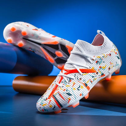 TF/AG Men Football Boots Society Cleats Soccer Shoes Boys Professional Football Field Boots Indoor Fast Non Slip Sneakers Match
