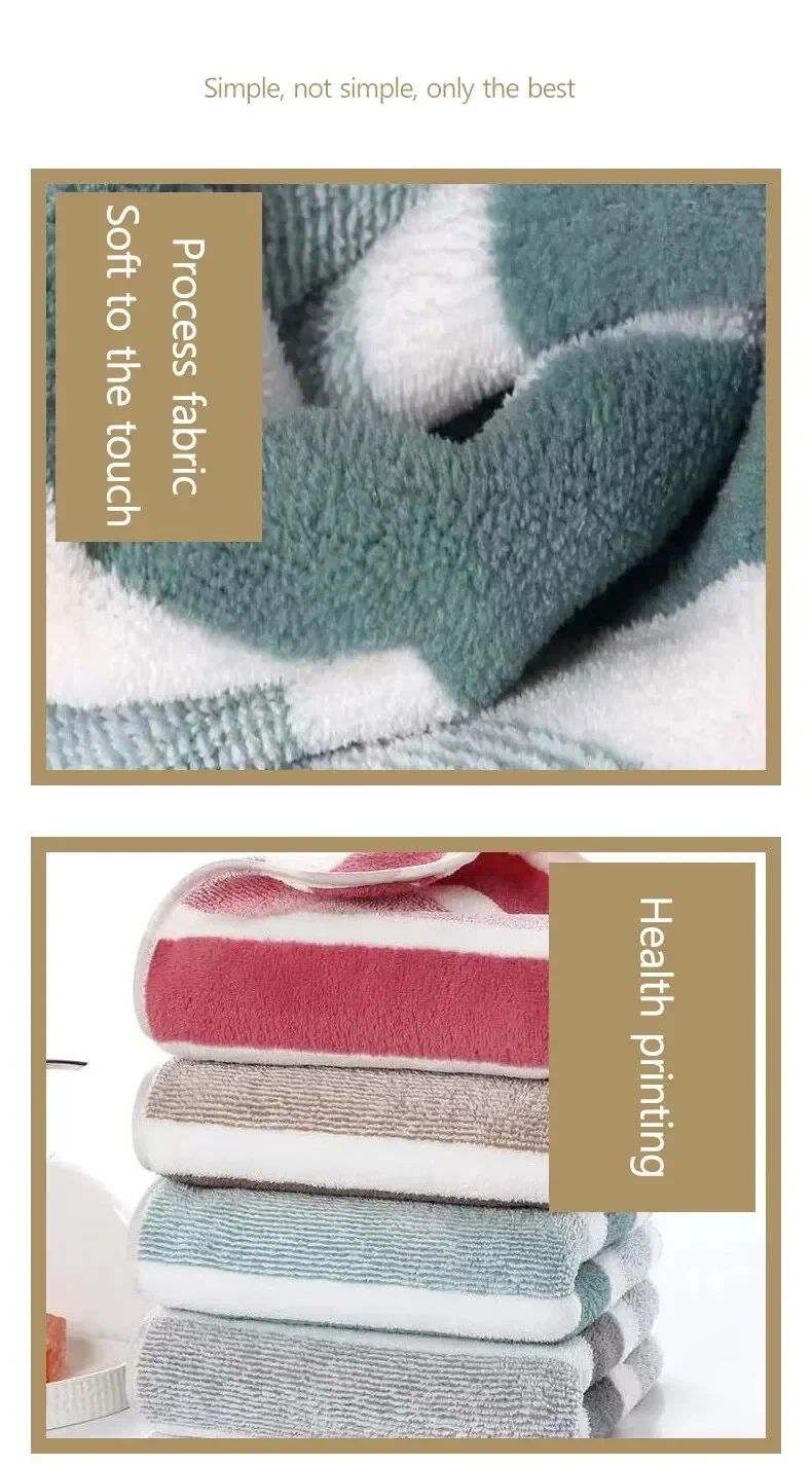 New Home Soft and Comfortable Bath Towels for Men and Women, Absorbent and Comfortable Couple's Large Towels, Wrapping Towels