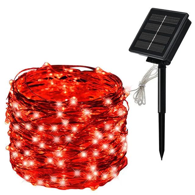 7M/12M/22/32M Solar Led Fairy Light Outdoor Festoon Led Waterproof Garland String Lights Christmas Party Garden Solar Lamp Decor