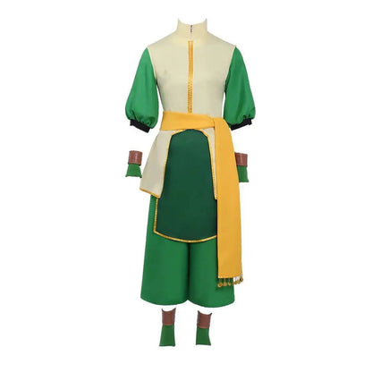 Anime Avatar The Last Airbender Toph Beifong Cosplay Costume Vest Pants Suit Outfit Halloween Woman Man Carnival Roleplay Clothe